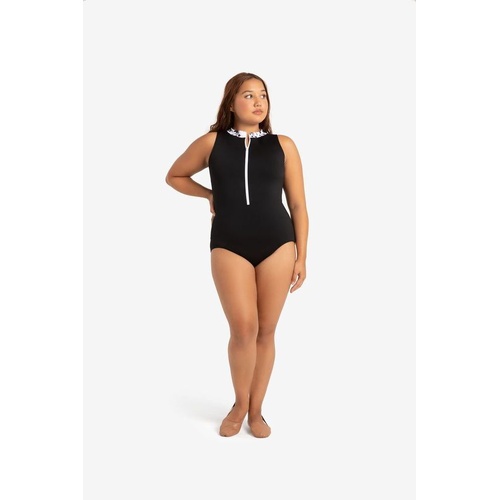 Capezio La Belle Leotard Adult Large; Cascading Florals