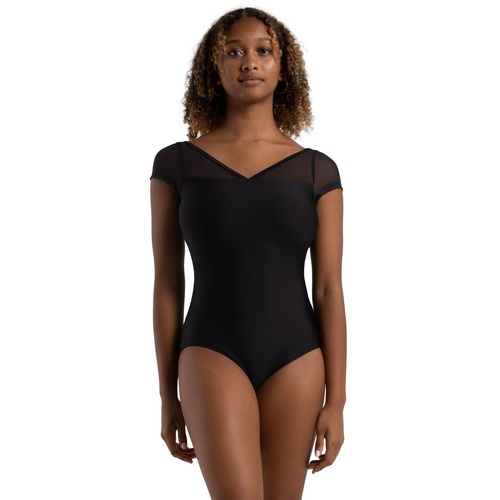 Capezio Coral Leotard; Black; Adult Large