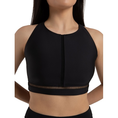Capezio Oceanic Bra; Black; Adult Large