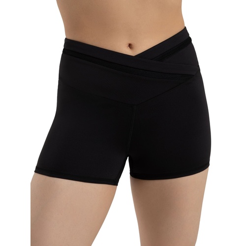 Capezio Seaboard Short; Black; Adult Large