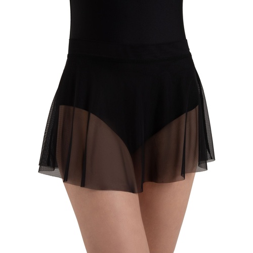 Capezio Tidal Skirt; Black; Adult Large