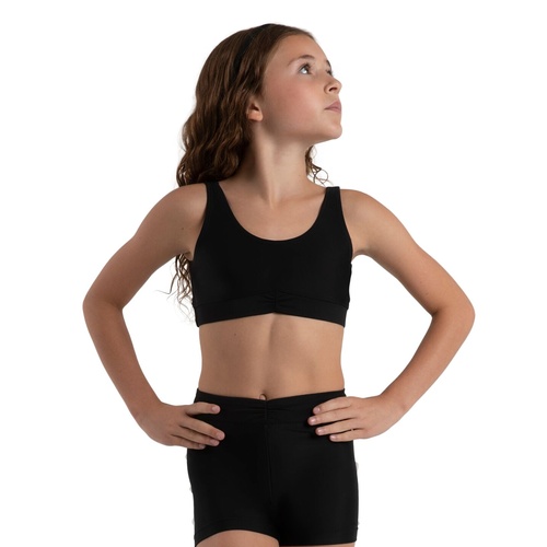 Capezio Freya Top; Black; Child Intermediate