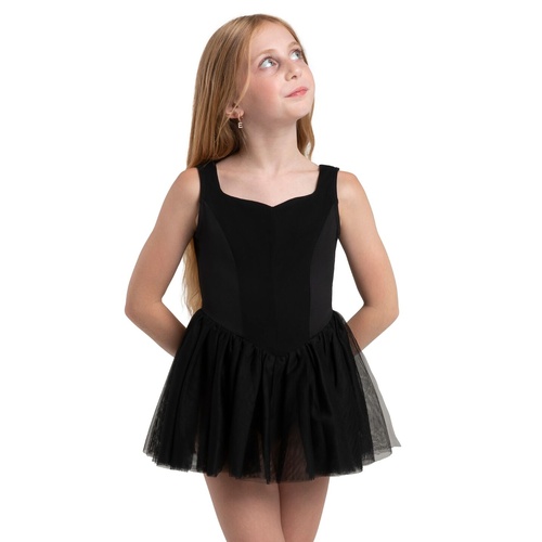 Capezio Jardin Dress; Black; Child Intermediate
