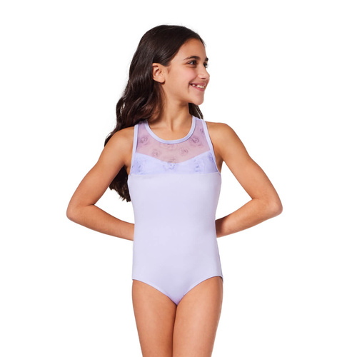 Capezio Coming Up Roses Petal Leotard; Child Small; Lavender