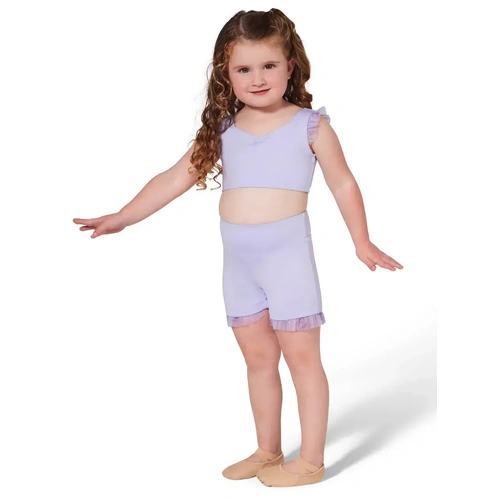 Capezio Fleur Short; Lavender; Child Intermediate