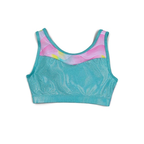 Capezio Tropical Top; Child Small; Sunset Wave Ocean