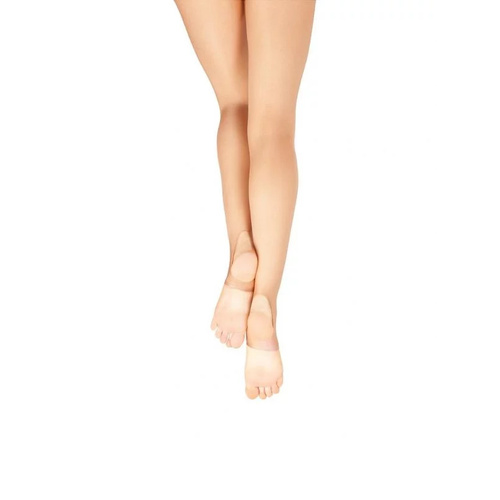 Capezio Ultra Shimmery Tights Stirrup Adult Medium; Caramel