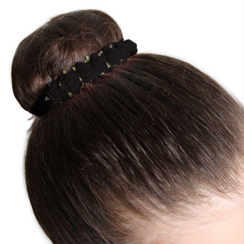Bloch Flower Ribbons Small; Black