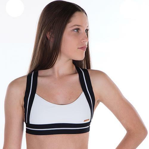 Cosi G Energetic Crop Top Adult X- Small; White