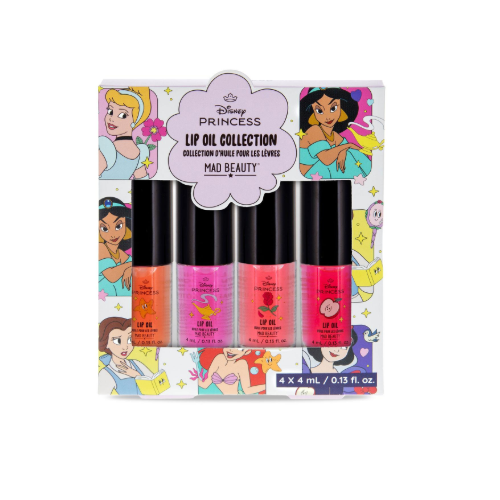 Disney Princess Express Yourself Lip Oil Collection 4 PC 4ML