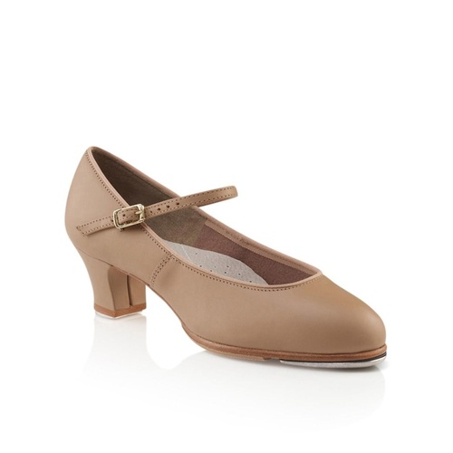 Capezio Tap JR. Footlight Adult 10.5; Caramel