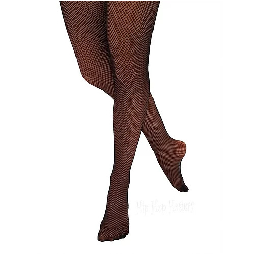 Hip Hop Hosiery Classic Fishnet Tight Adult Small/ Medium; Black