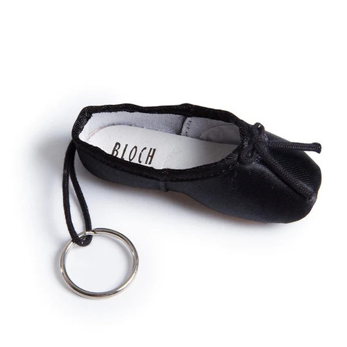 Bloch Pointe Shoe Keyring; Black