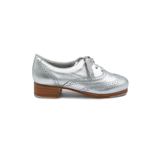 960 Roxy Tap Shoes; Siver Metallic; Ladies 7
