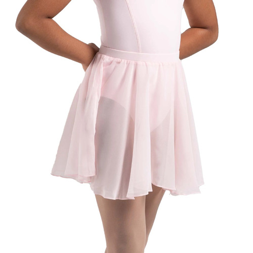 Bloch Chayanne Chiffon Short Circle Girls Skirt Child Medium; Candy Pink