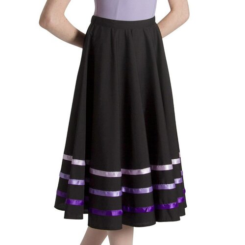 Bloch Purple Ribbon Character Skirt Girls Small