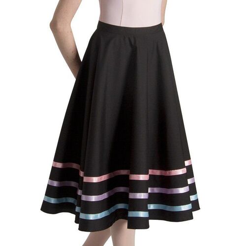 Bloch Pastel Ribbon Character Skirt Womens Petite