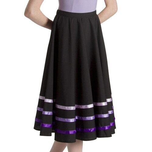 Bloch Purple Ribbon Character Skirt Womens Small