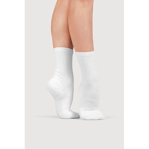 Bloch Blochsox Crew Sock Adult Large; White