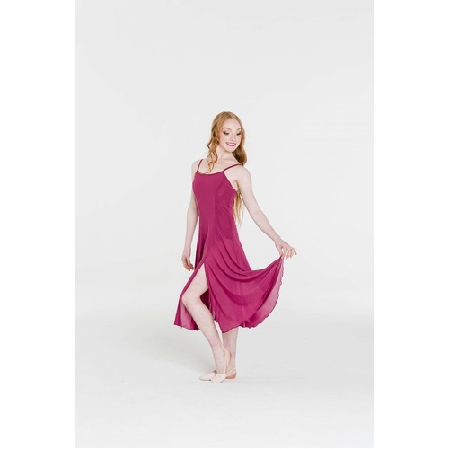 Studio 7 Elemental Lyrical Dress Adult X- Large; Burgundy