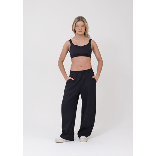 Studio 7 Locky Track Pants; Black; Adult Large