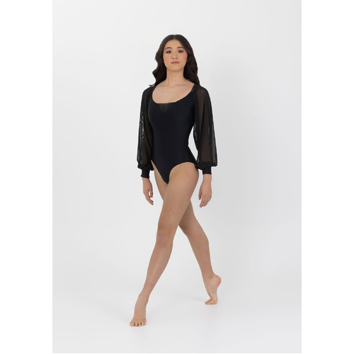 Studio 7 Natalie Leotard Adult Large; Black