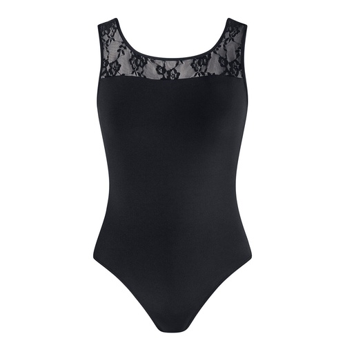 Energetiks Abby Lace Leotard; Black; Adult Large