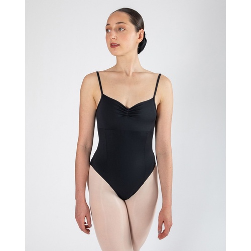 Energetiks Harmony Pleat Front Camisole; Black; Adult Large