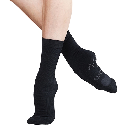 Energetiks PivotPerfect Dance Sock Adult Large; Black