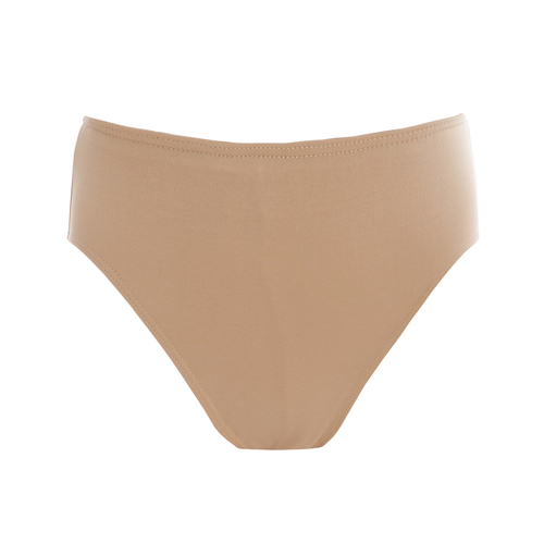 Energetiks High Cut Brief Cotton Luxe Child Small; Wheat