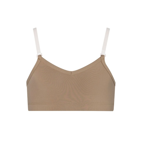 Energetiks Convertible Bra Top; Tan; Child Large
