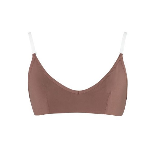 Energetiks Clear Back Bra Child Large; Mocha