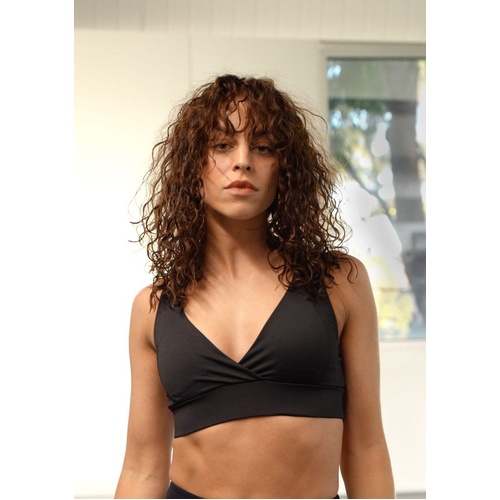 Studio 7 Kyla Crop Top Child Large; Black