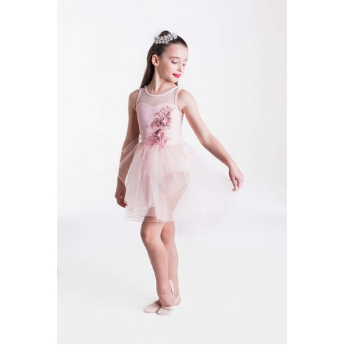 Studio 7 Angelic Lyrical Dress Child XXX- Large; Pale Pink