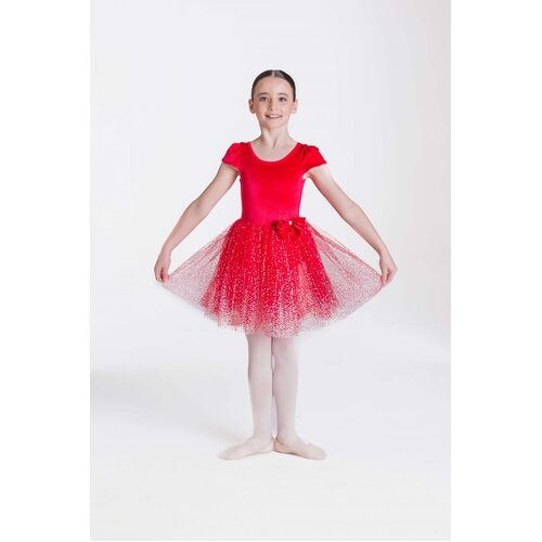 Studio 7 Imperial Dress Child X- Small; Red