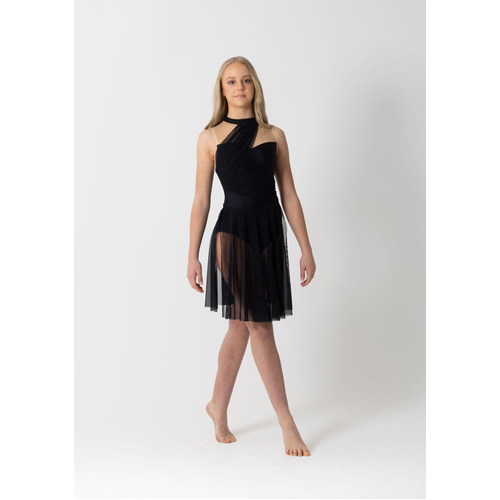 Studio 7 Lexi Lyrical Dress; Black; Child Large