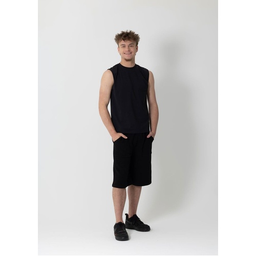Studio 7 Alex Tank; Black; Child Large