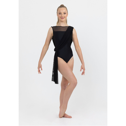 Studio 7 Ivy Lyrical Leotard Child Large; Black
