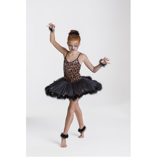 Studio 7 Wild Cats Tutu Child X- Large; Cheetah