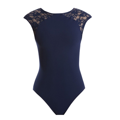 Energetiks Allison Lace Leotard Child Large; Navy