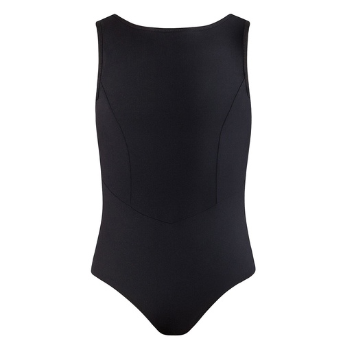 Energetiks Veronica Low Back Leotard; Black; Child Large