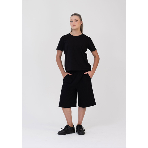 Studio 7 Classic Studio Tee; Black; Child Large