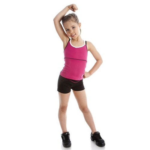 Energetiks Alexa Short Child Large; Mulberry