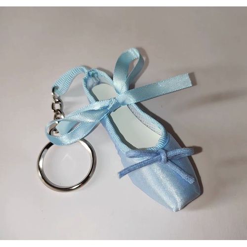 Fifi & Co Pointe Shoe Keyring; Baby Blue 