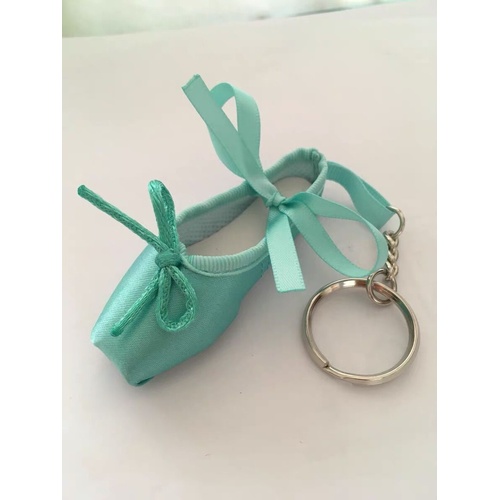 Fifi & Co Pointe Shoe Keyring; Mint