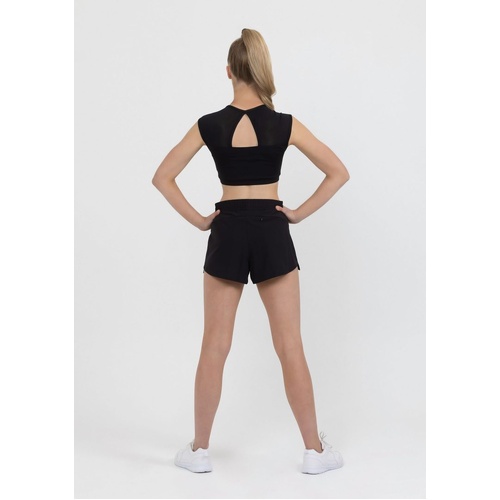 Studio 7 Eco Running Shorts Adult Large; Black