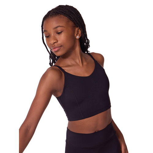 Capezio Soft Elegance Dance Cami Top Tween; Child Intermediate; Black