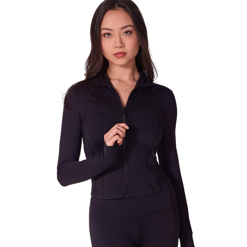 Capezio Soft Elegance Athletic Dance Jacket; Adult Large; Black
