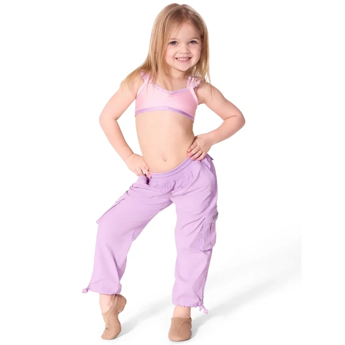 Capezio Jet Setter Dance Dynamics Studio Joggers;Orchid Bloom; Child Intermediate