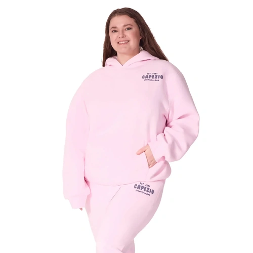 Capezio Jet Setter Momentum Hoodie; Ballerina Pink; Adult Small